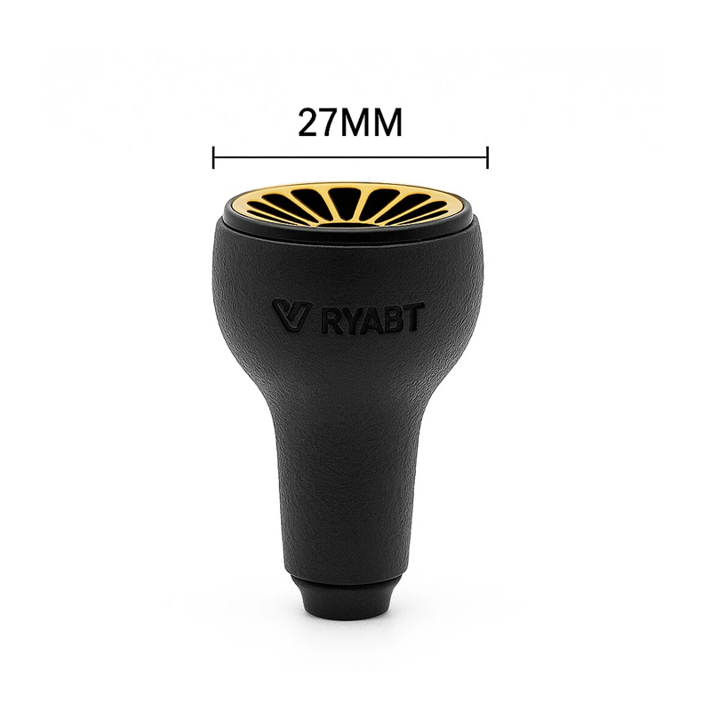 TPE Black Knob 27mm Compatible - Shimano Reel Stradic ulasan dan harga