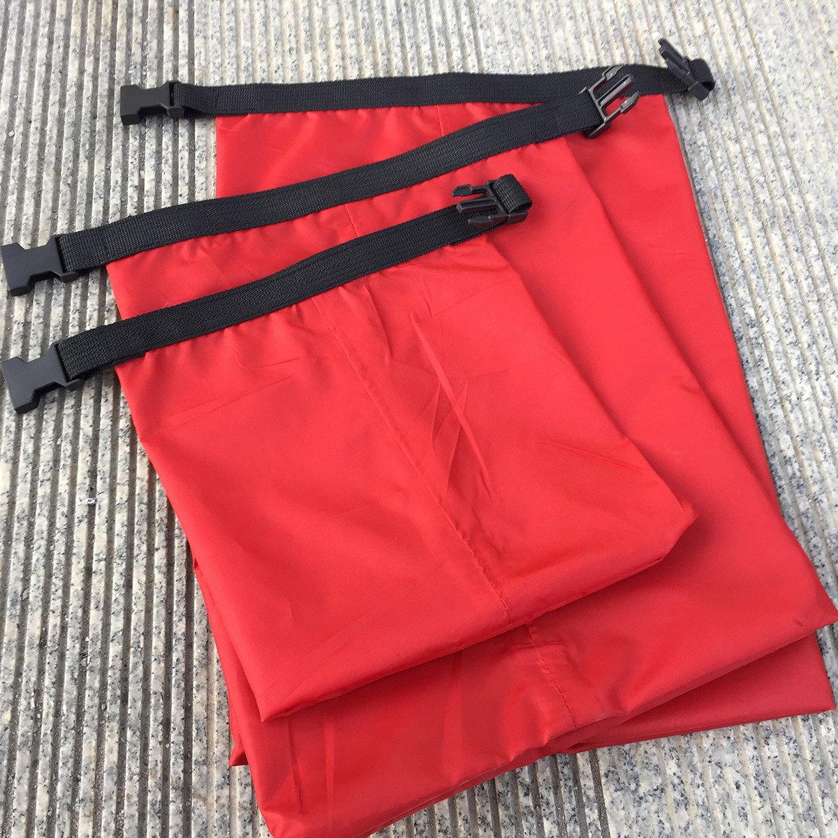 3Pcs Waterproof Dry Bag Pouch  - Fishing Kayak Storage Bag ulasan dan harga