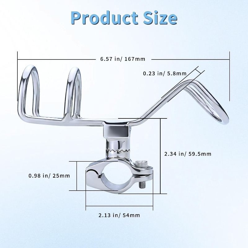 2Pcs 316 Stainless Steel Fishi - Fishing Kayak Rod Holder ulasan dan harga